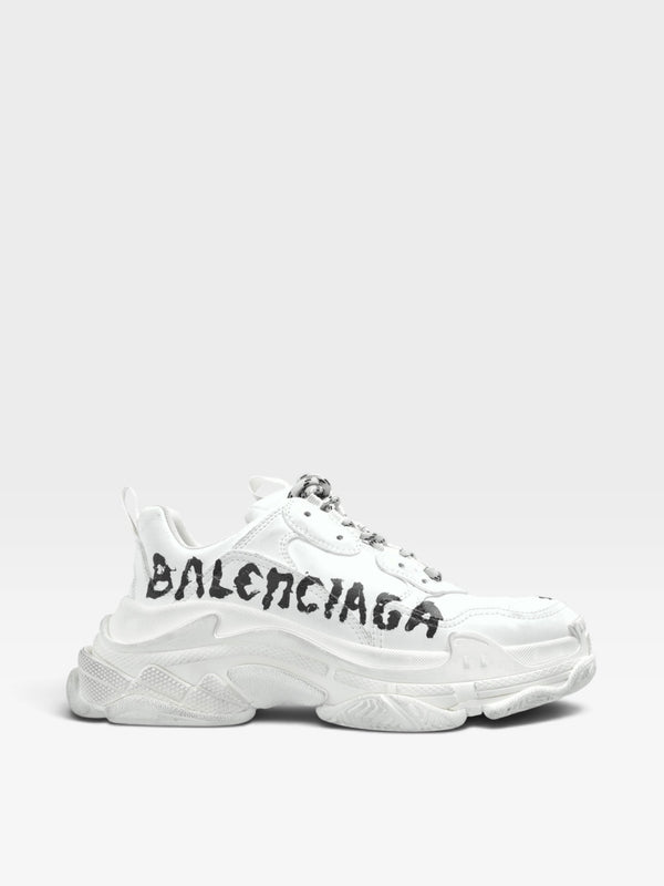 Balenciaga Triple S Paint Logo Sneakers