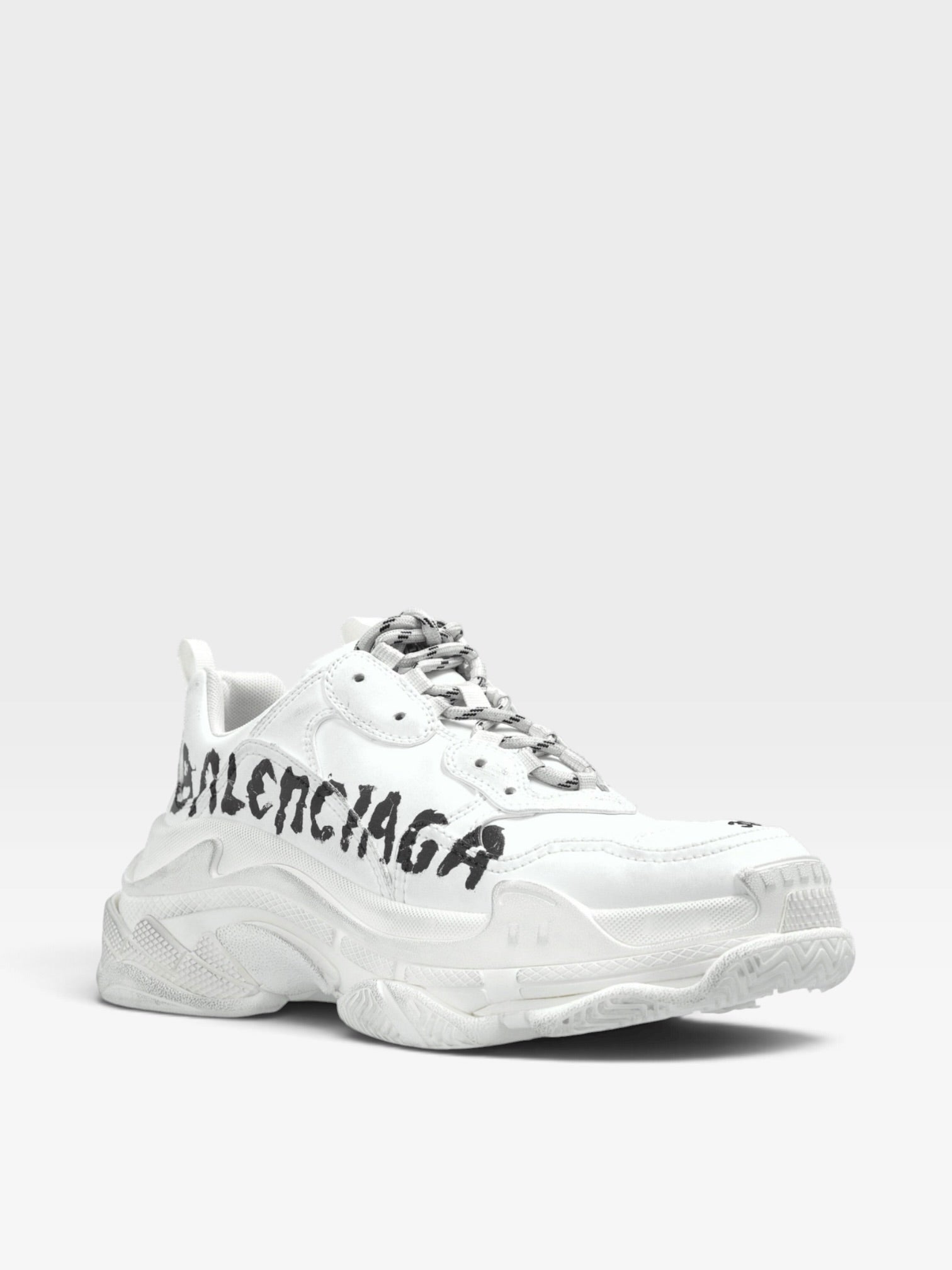 Balenciaga Triple S Paint Logo Sneakers