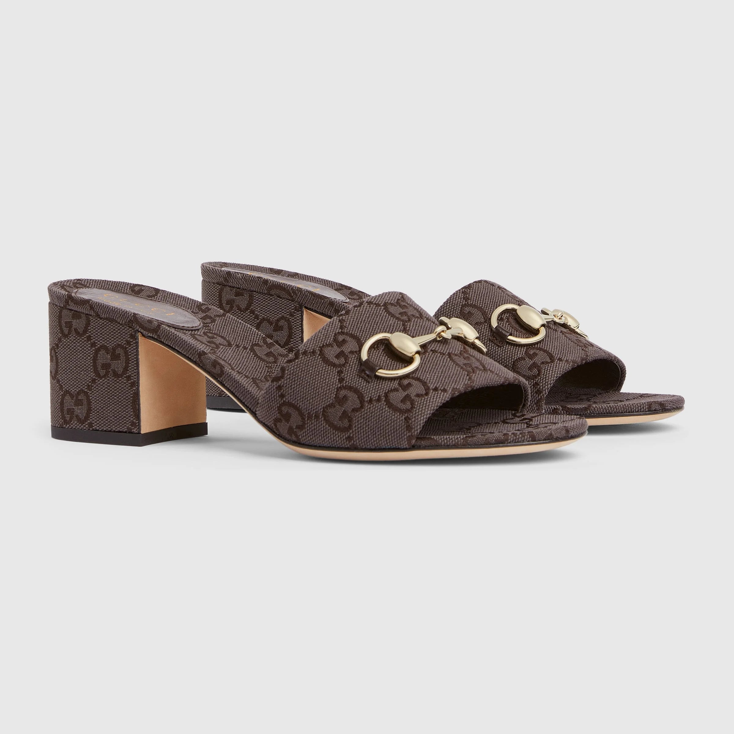 Gucci Horsebit GG Slide Sandals