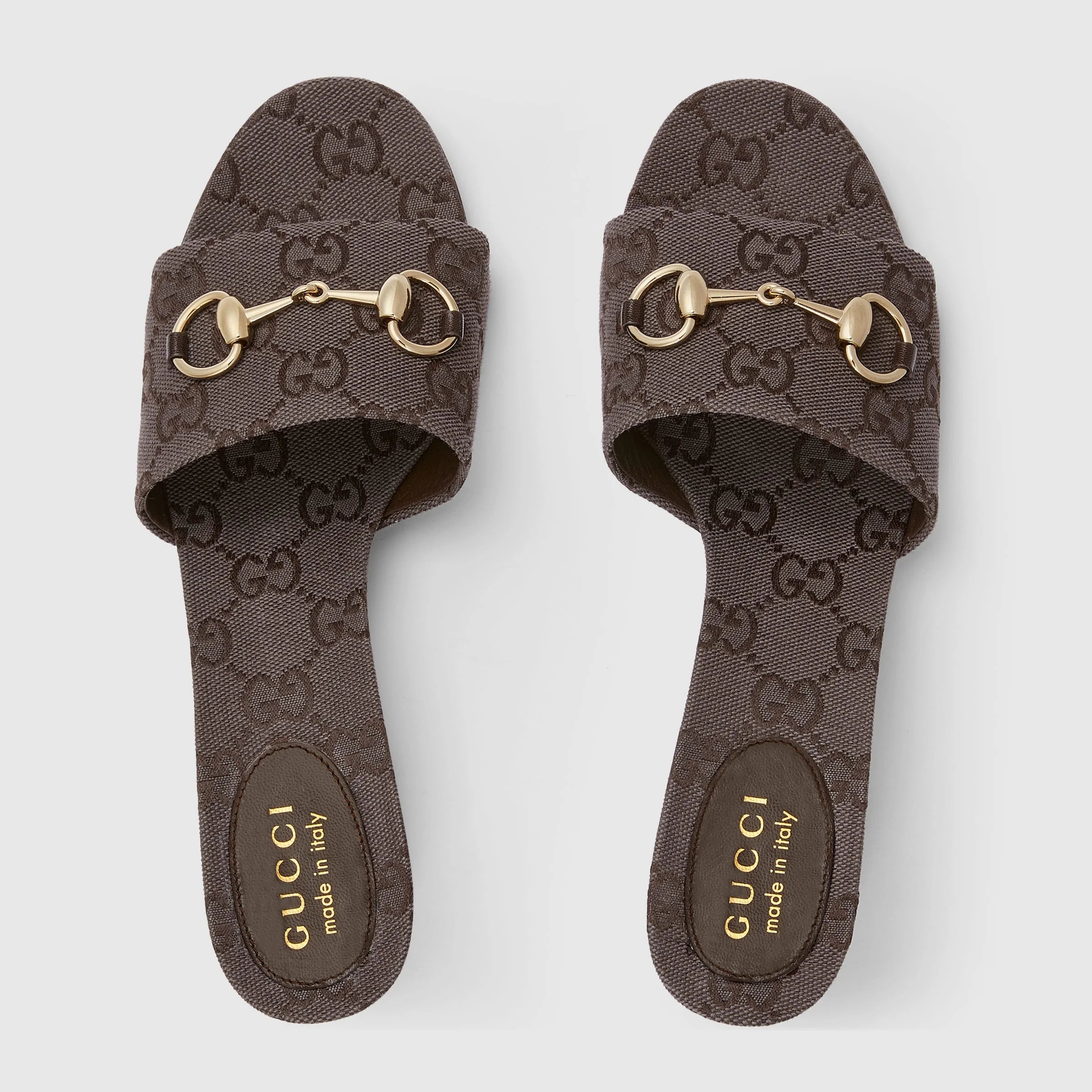 Gucci Horsebit GG Slide Sandals