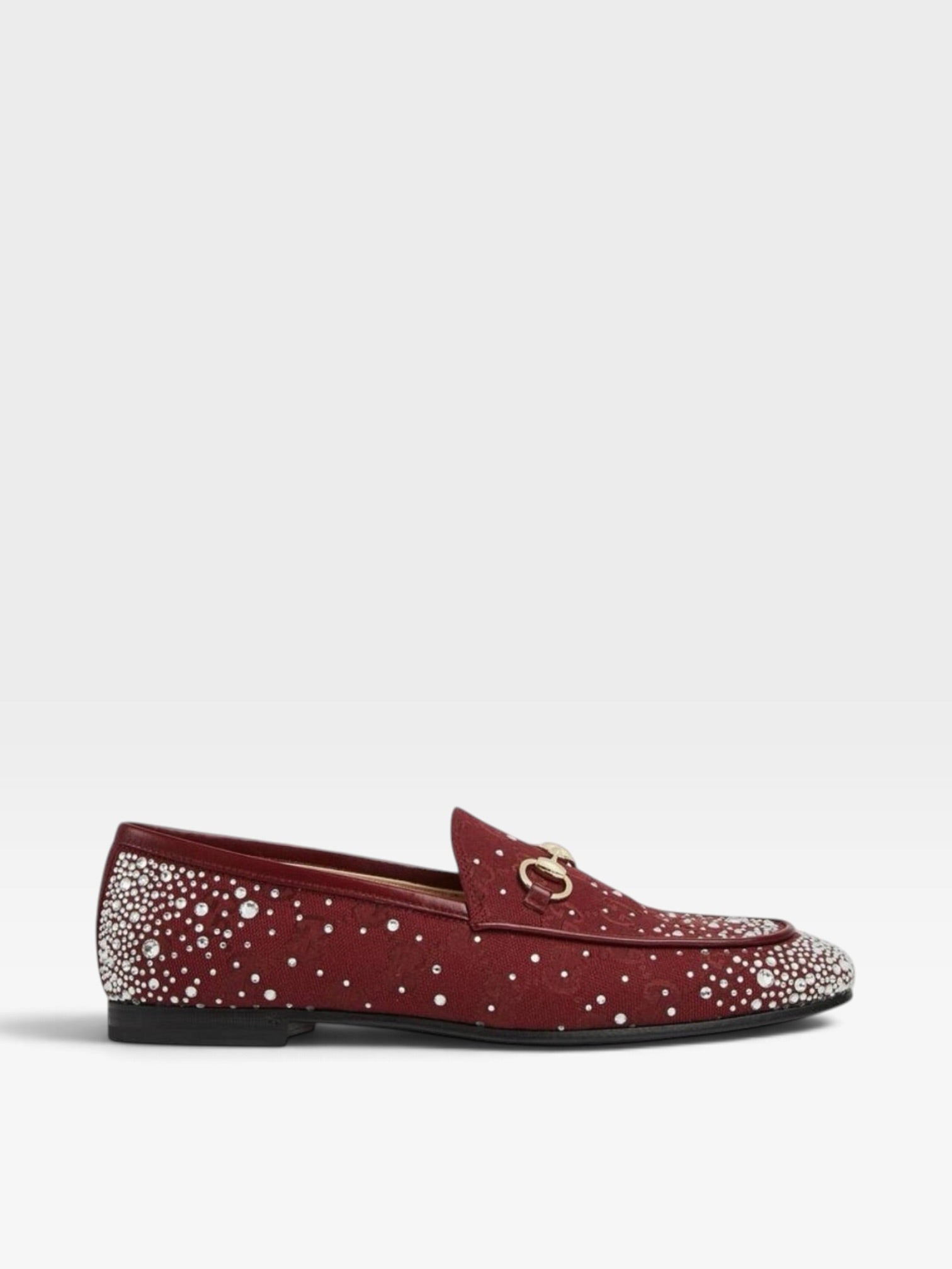 Gucci GG Crystal Jordaan Loafers