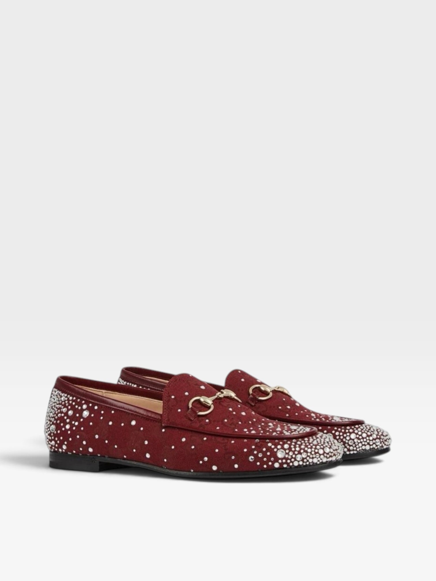 Gucci GG Crystal Jordaan Loafers