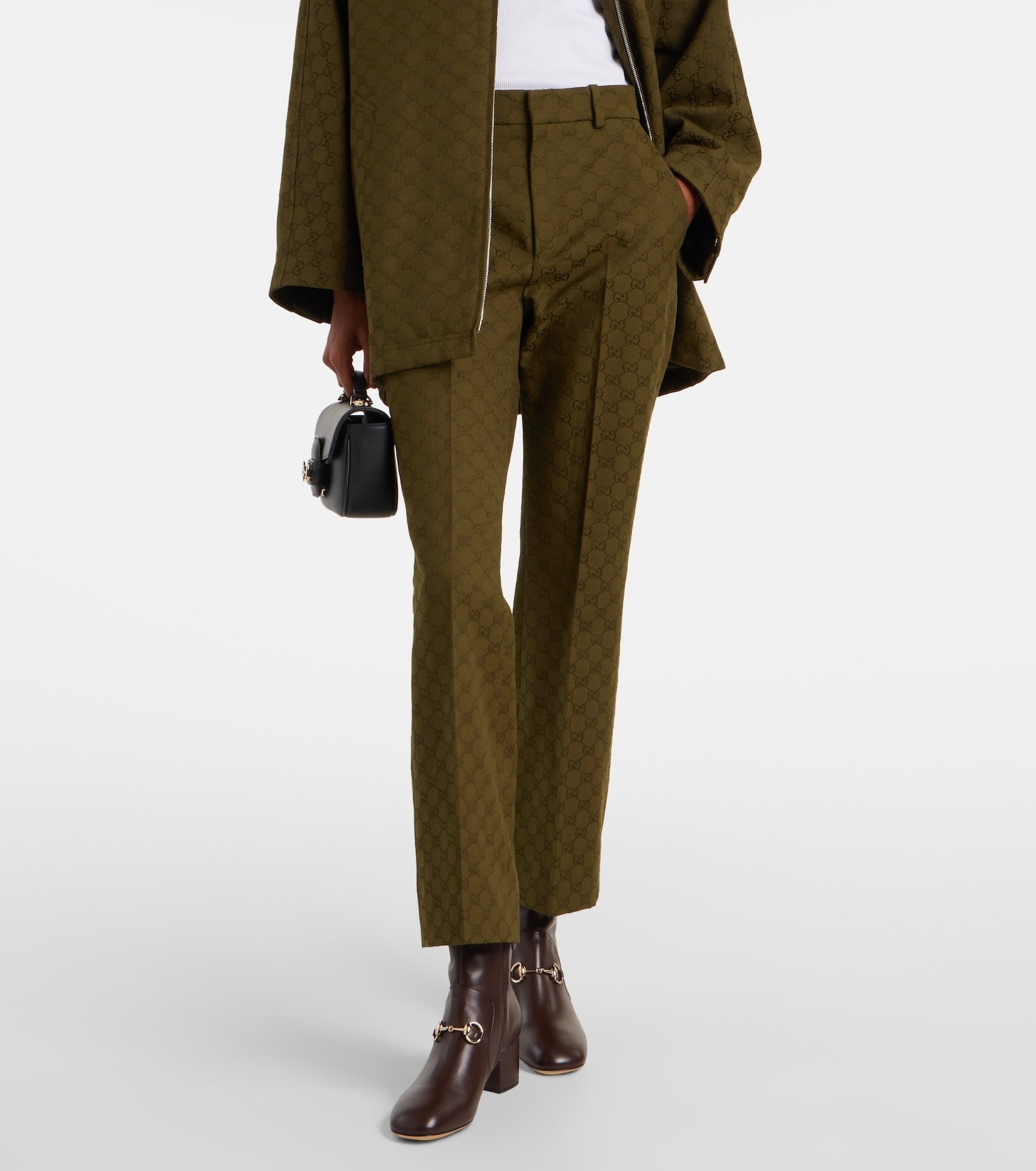 Gucci Horsebit Ankle Boots