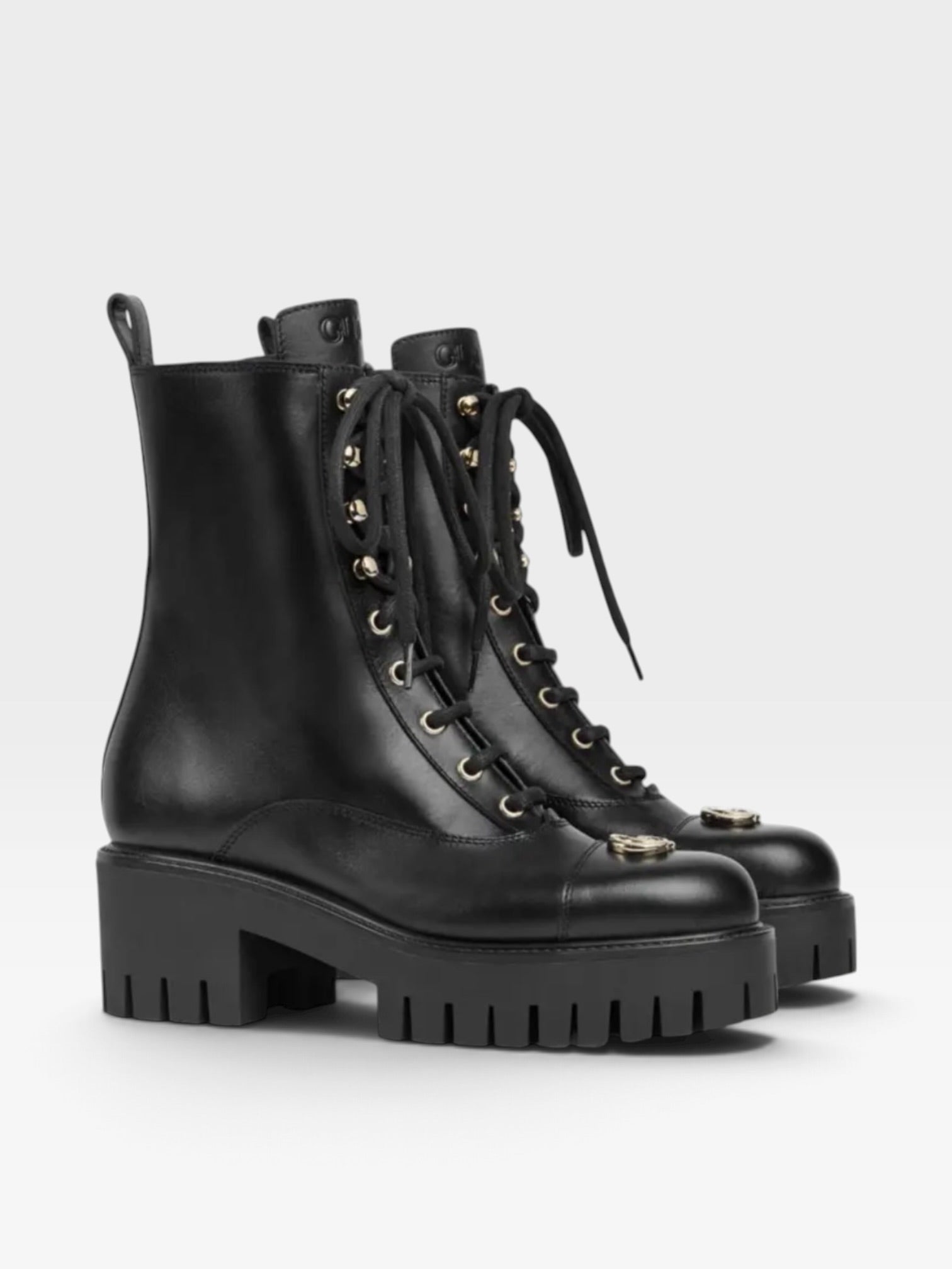 Gucci GG Lace Up Ankle Boots