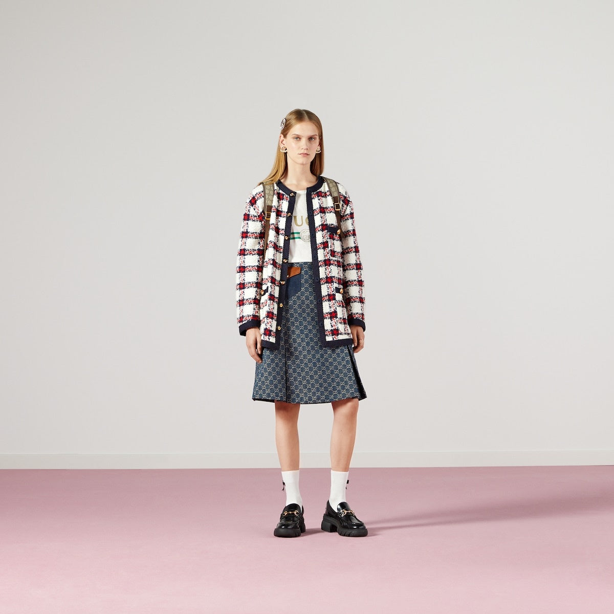 Gucci Check Tweed Jacket