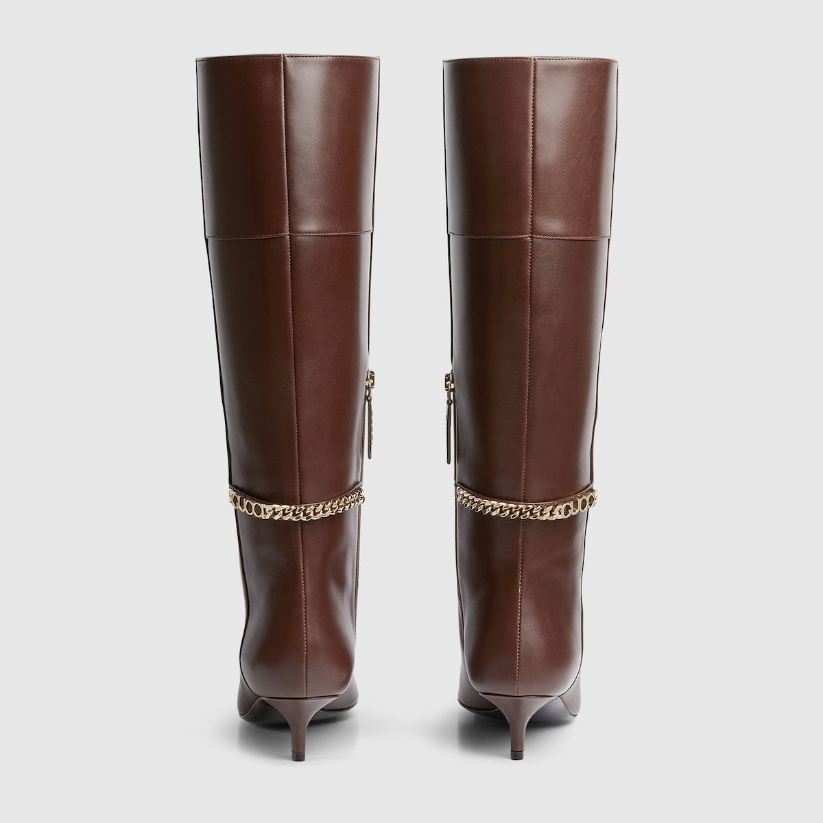 Gucci Signoria Leather Knee Boots