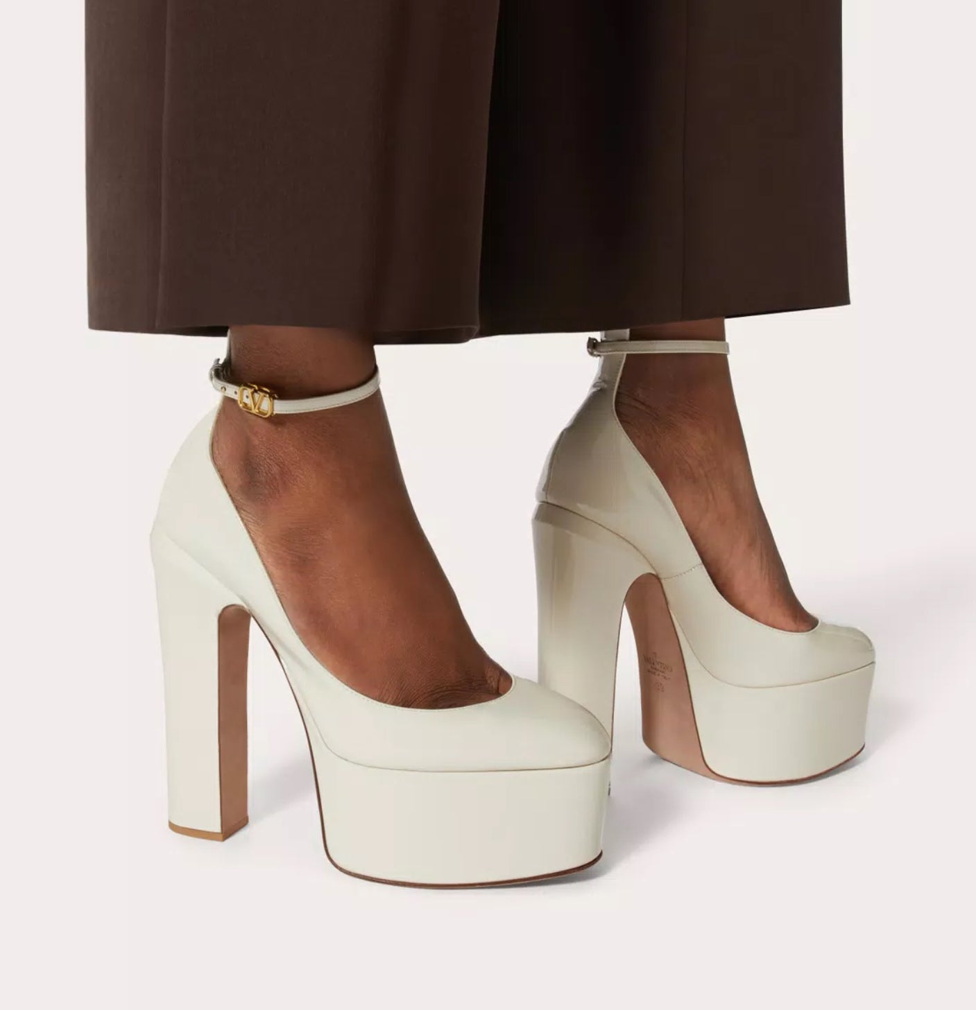 Valentino Tan-Go 155mm Platform Pumps