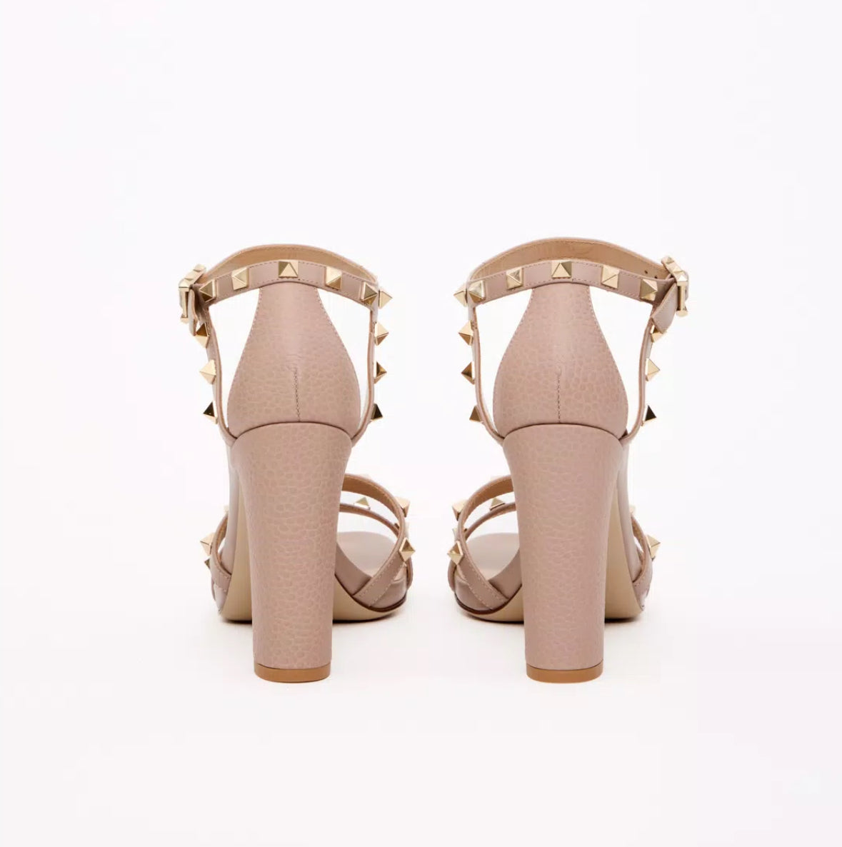 Valentino Rockstud Elk Print 100mm Sandals
