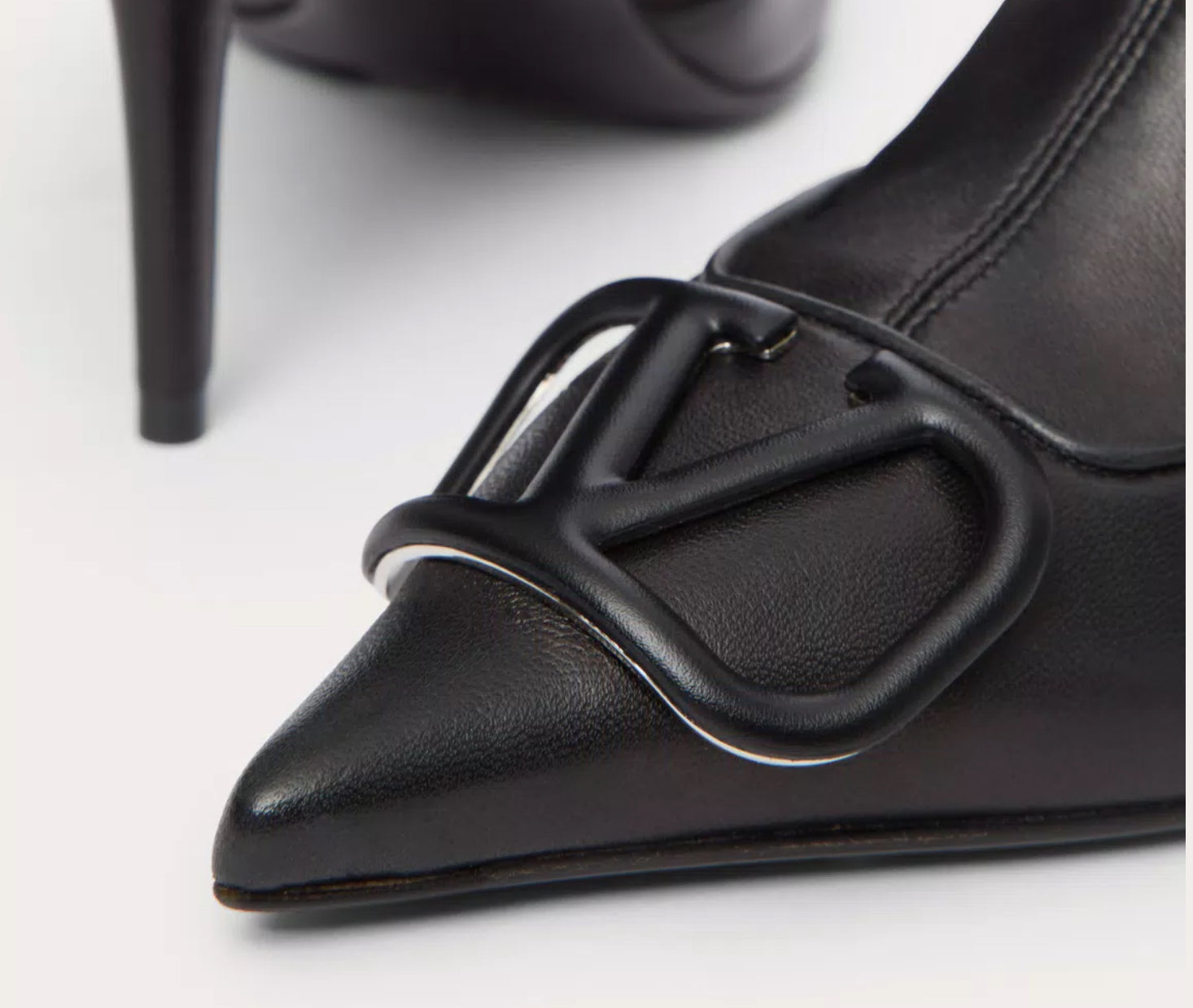 Valentino Rockstud Moose Print ankle boots