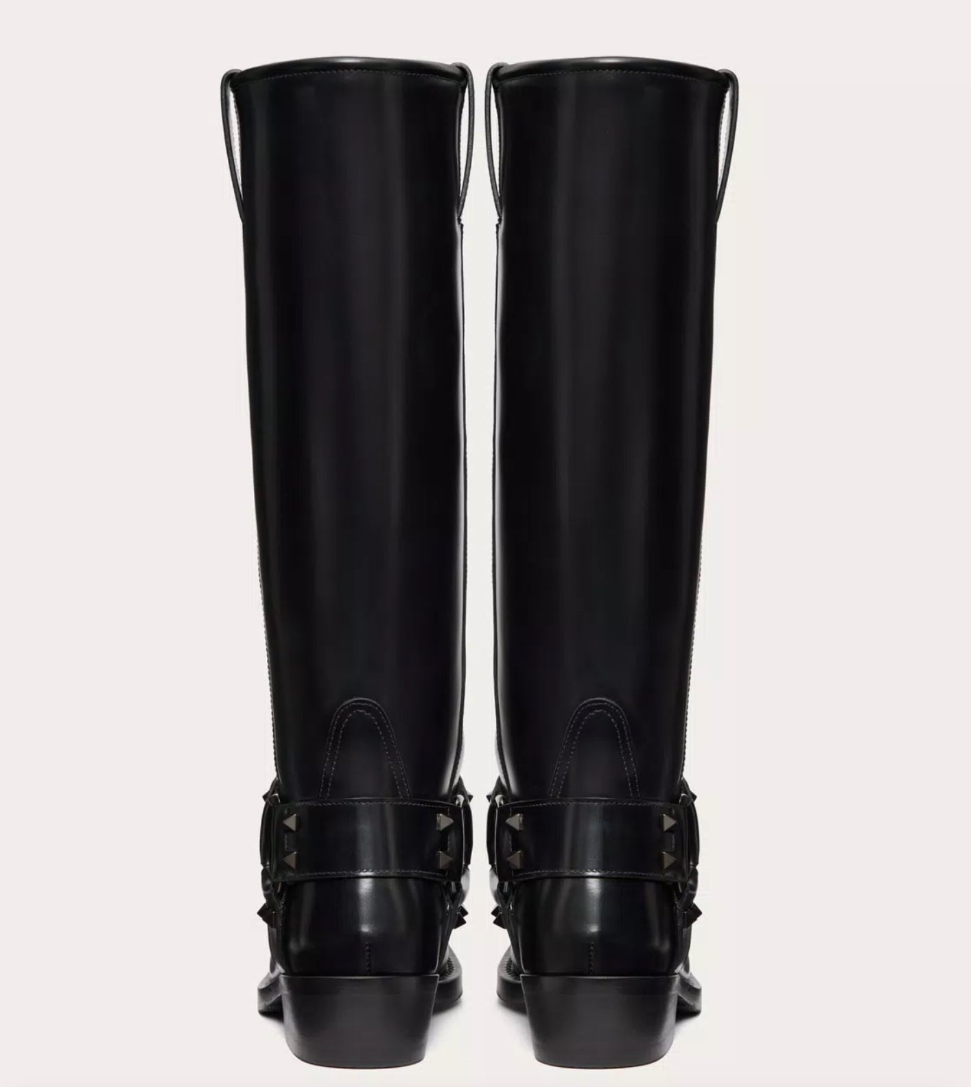 Valentino Rockstud Biker Boots