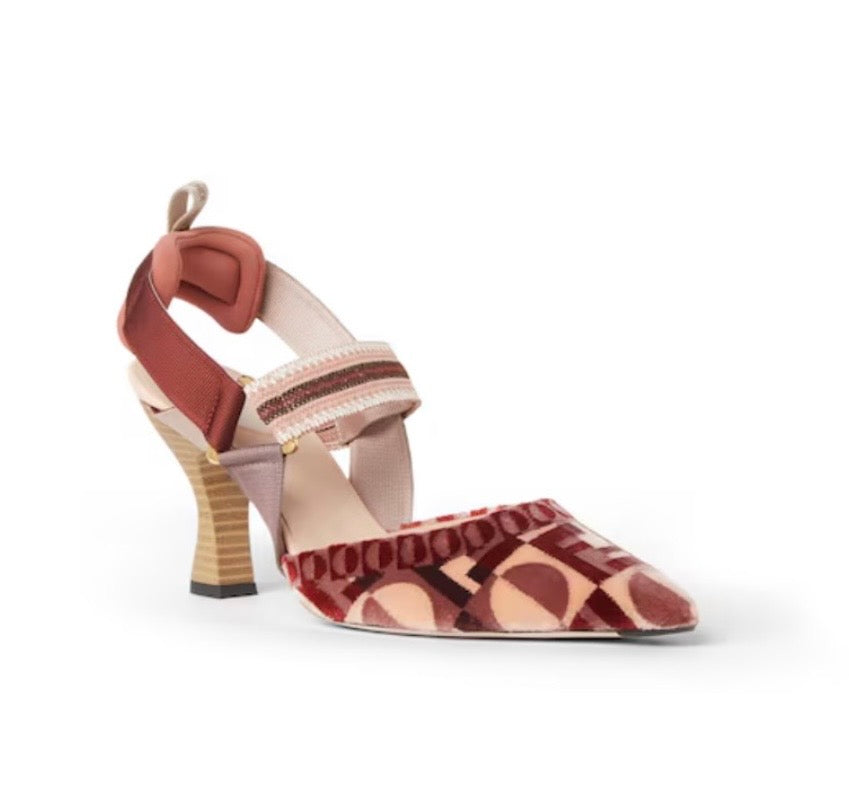 Fendi Colibri Slingback Pumps