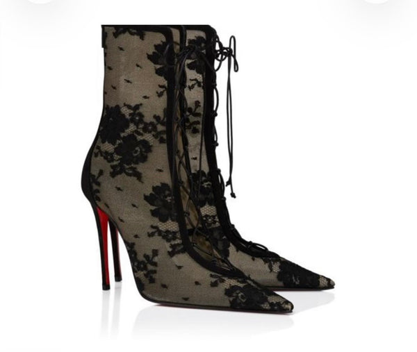 Christian Louboutin KM Lace Boots