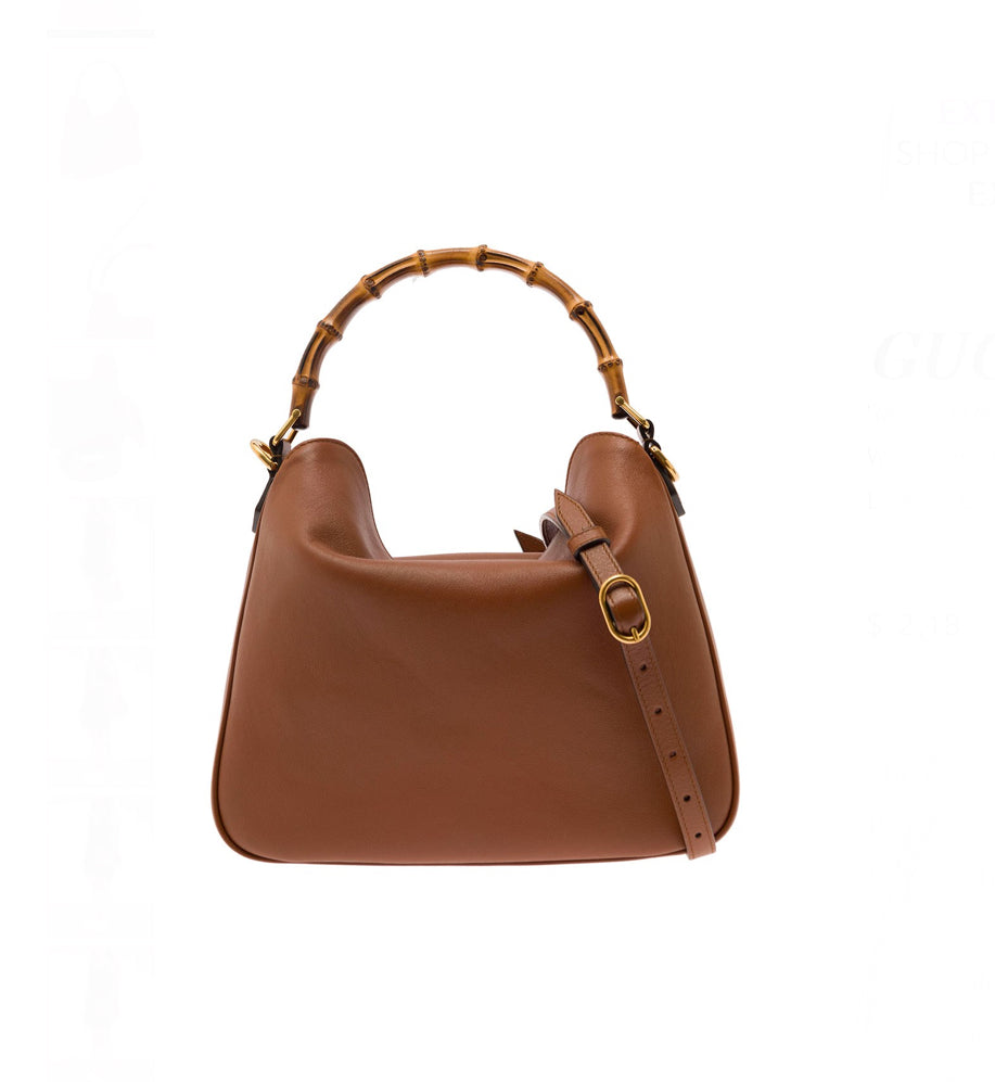 Gucci Diana Bamboo Top Medium Shoulder Bag