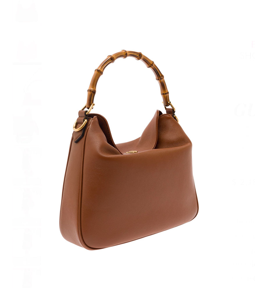 Gucci Diana Bamboo Top Medium Shoulder Bag