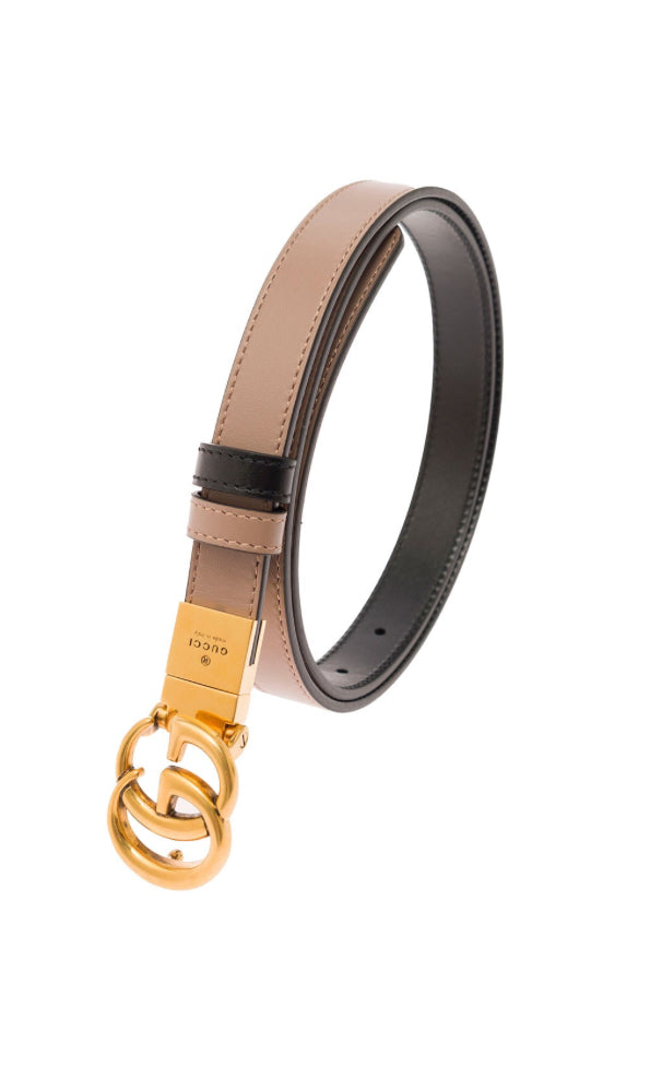 Gucci GG Marmont Reversible Thin Belt
