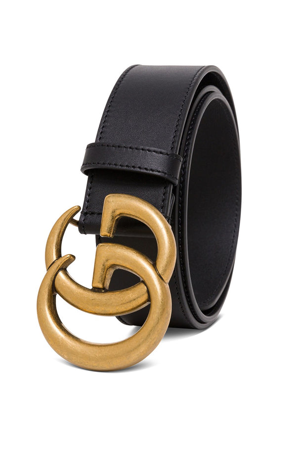Gucci GG Marmont Wide Leather Belt