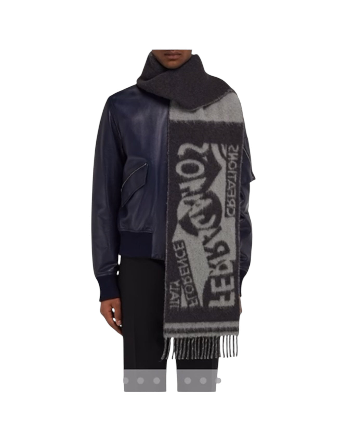 Ferragamo Venna Logo Scarf