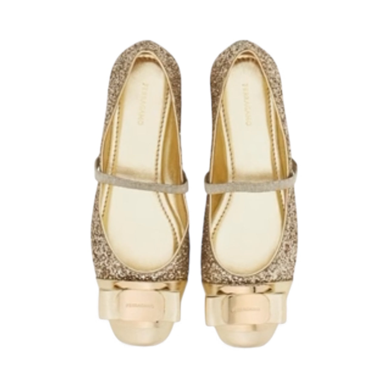 Ferragamo New Vara Plate Ballet Flats