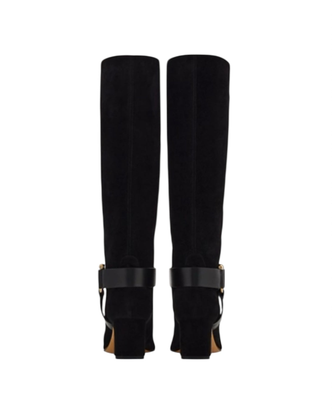 Ferragamo Gancini ornament Knee Boots