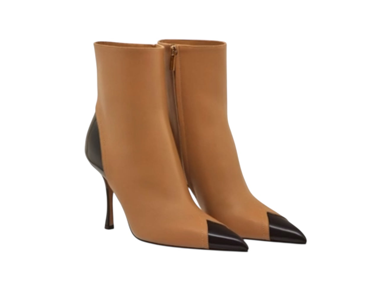 Ferragamo Inlays Contrasting Ankle Boots