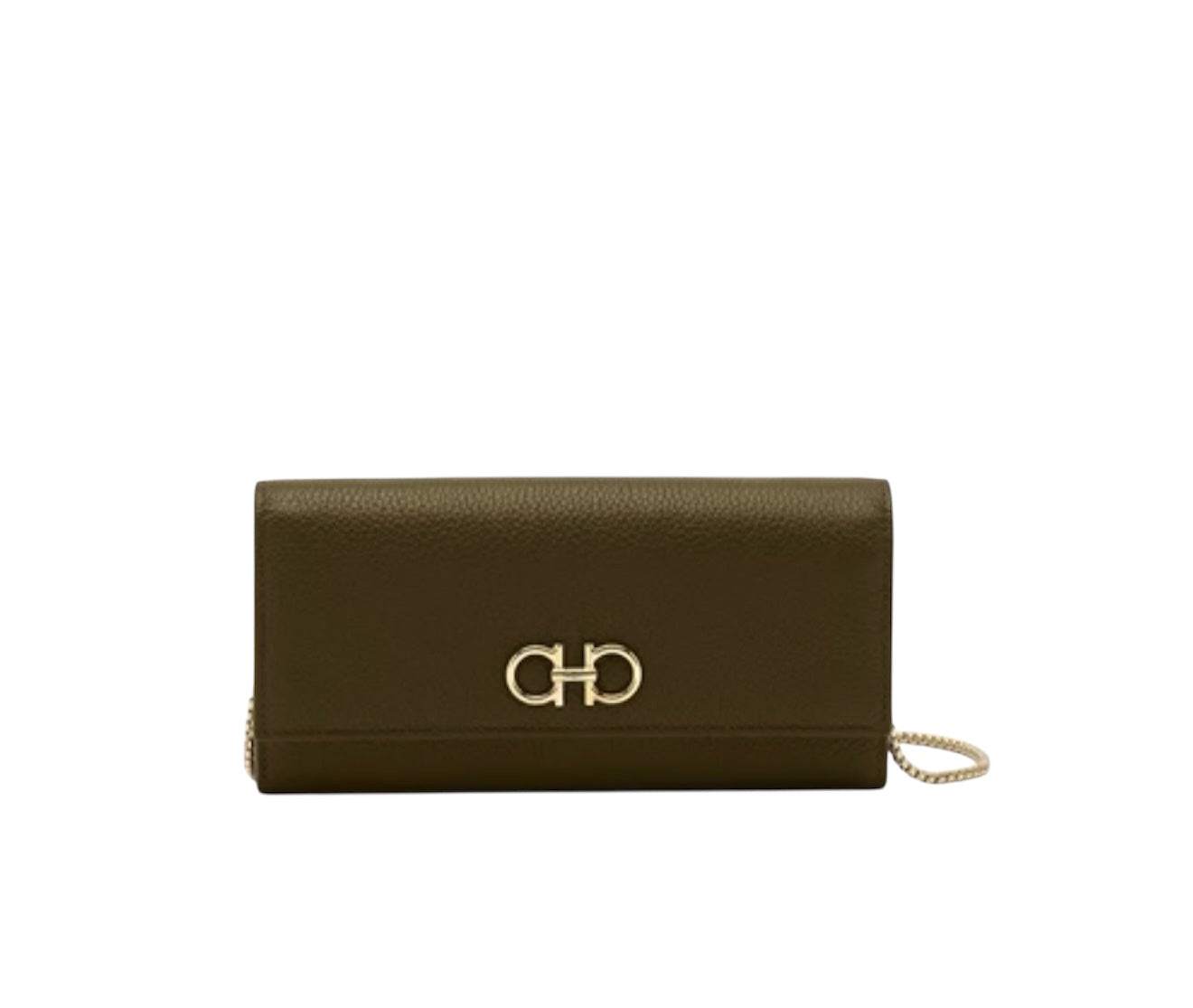Ferragamo Gancini Wallet with Chain