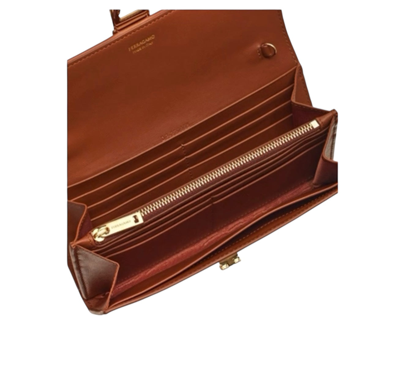 Ferragamo Hug Wallet with Chain