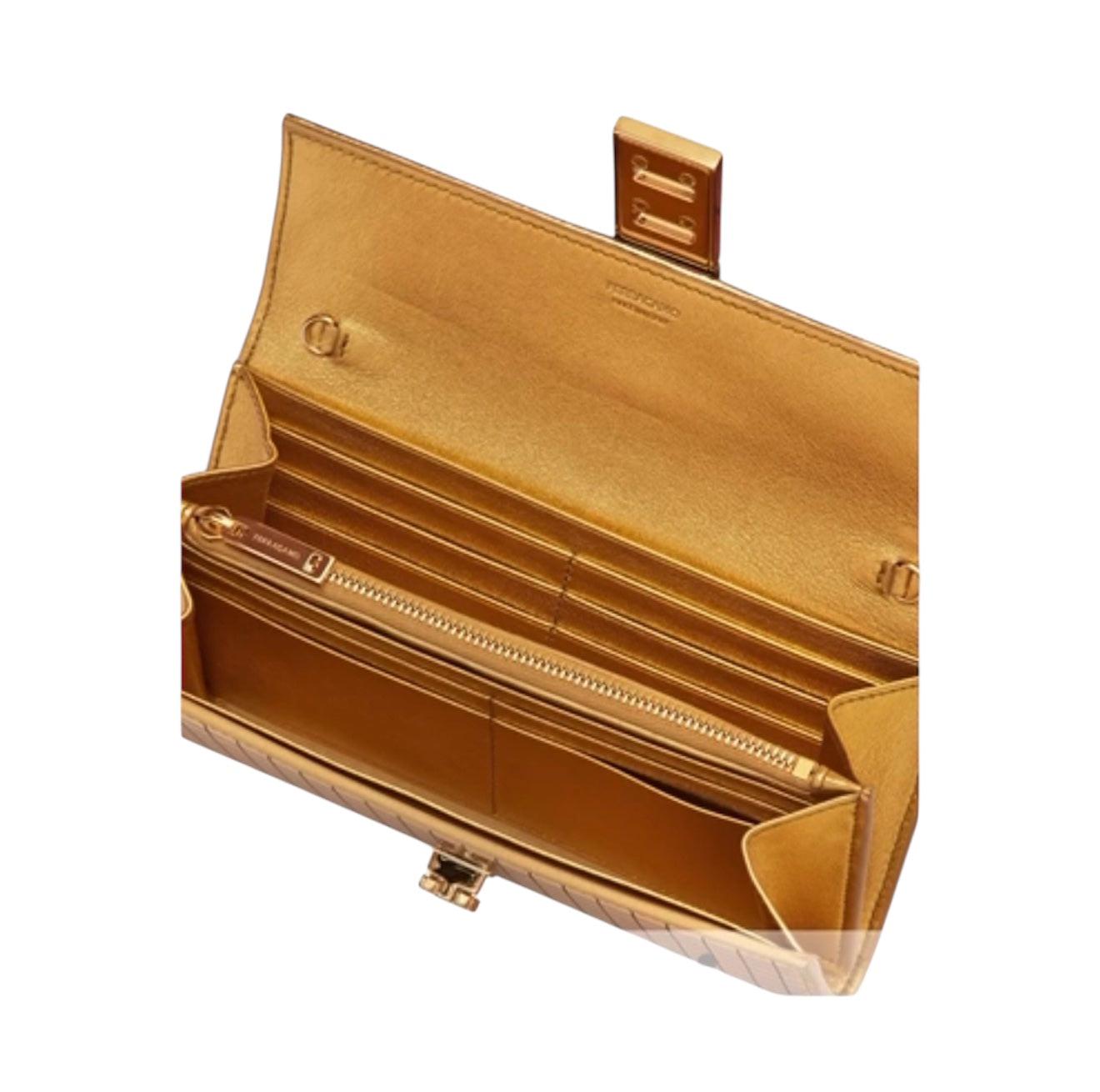 Ferragamo Hug Wallet with Chain