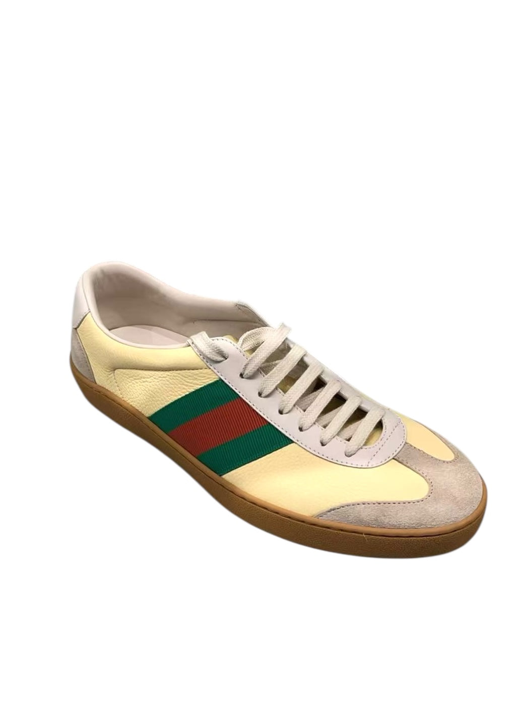 Gucci Web Leather Women Sneakers