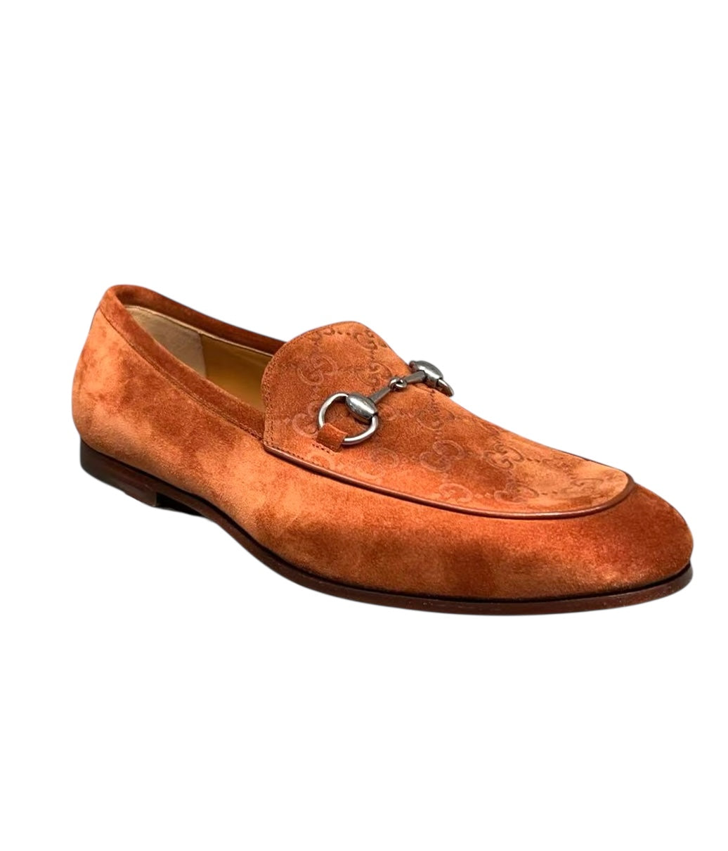Gucci Horsebit Suede Loafers