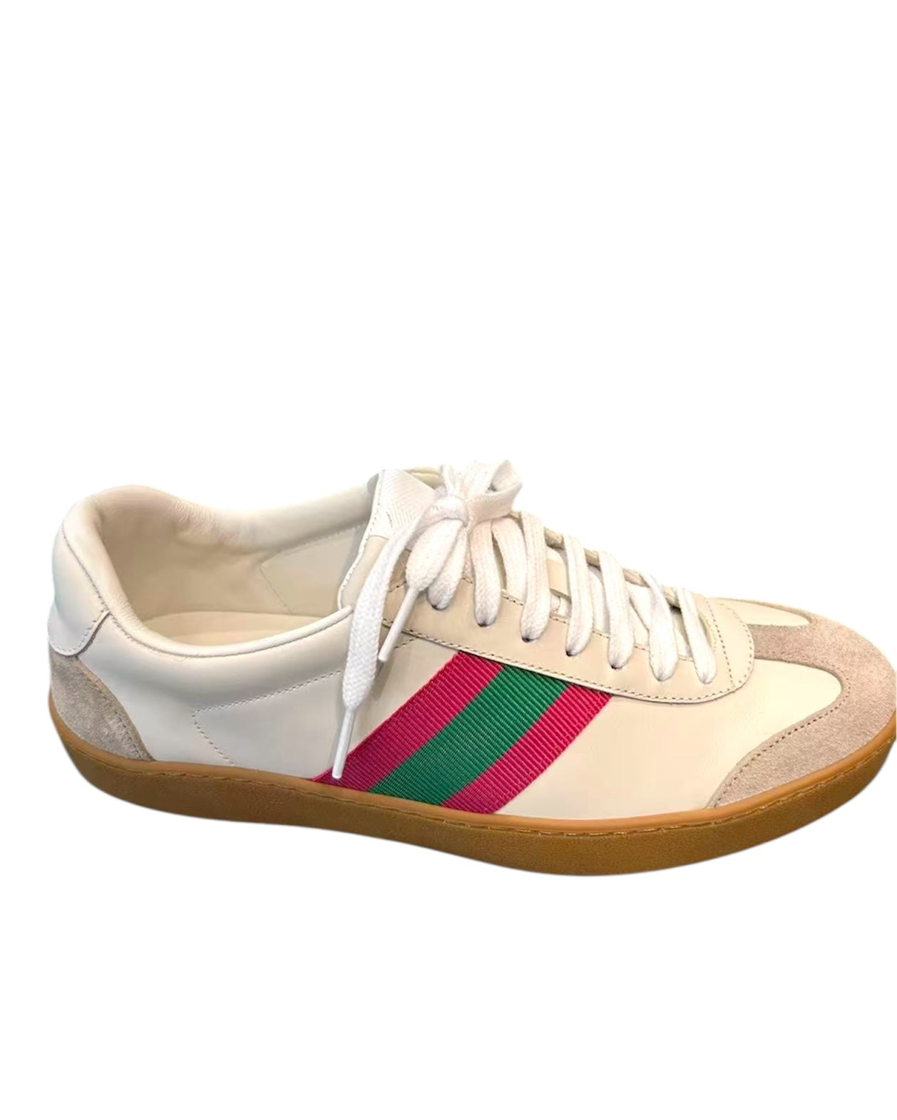 Gucci Web Leather Women Sneakers