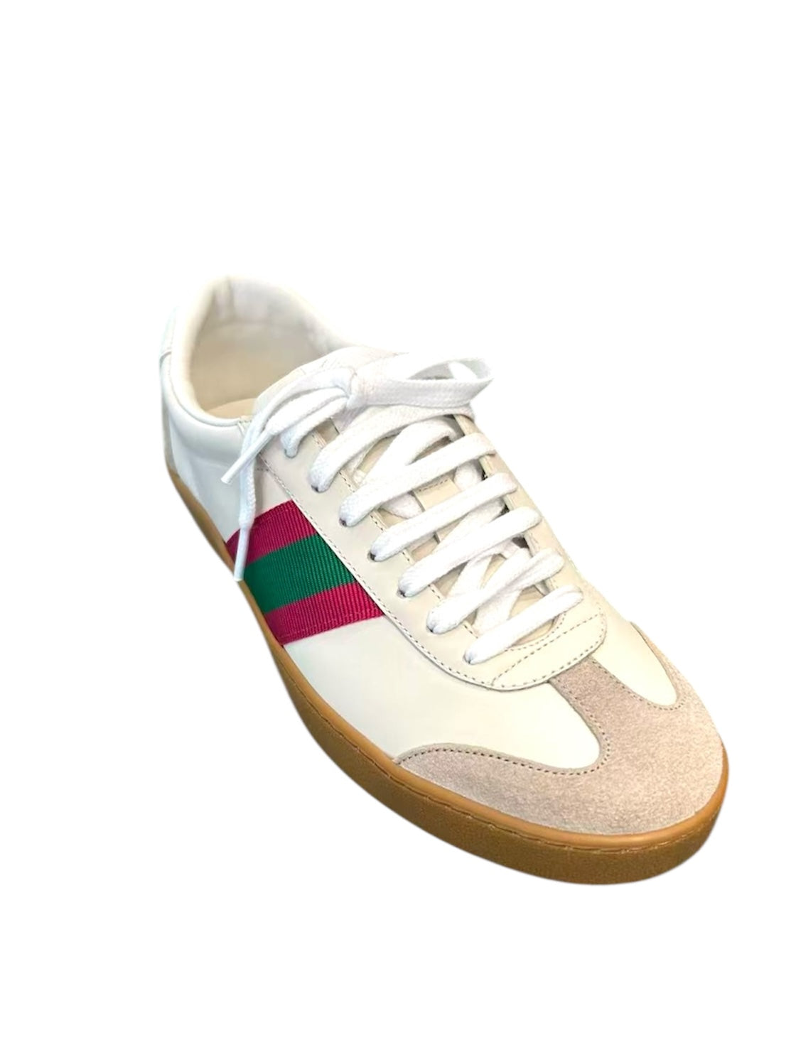 Gucci Web Leather Women Sneakers