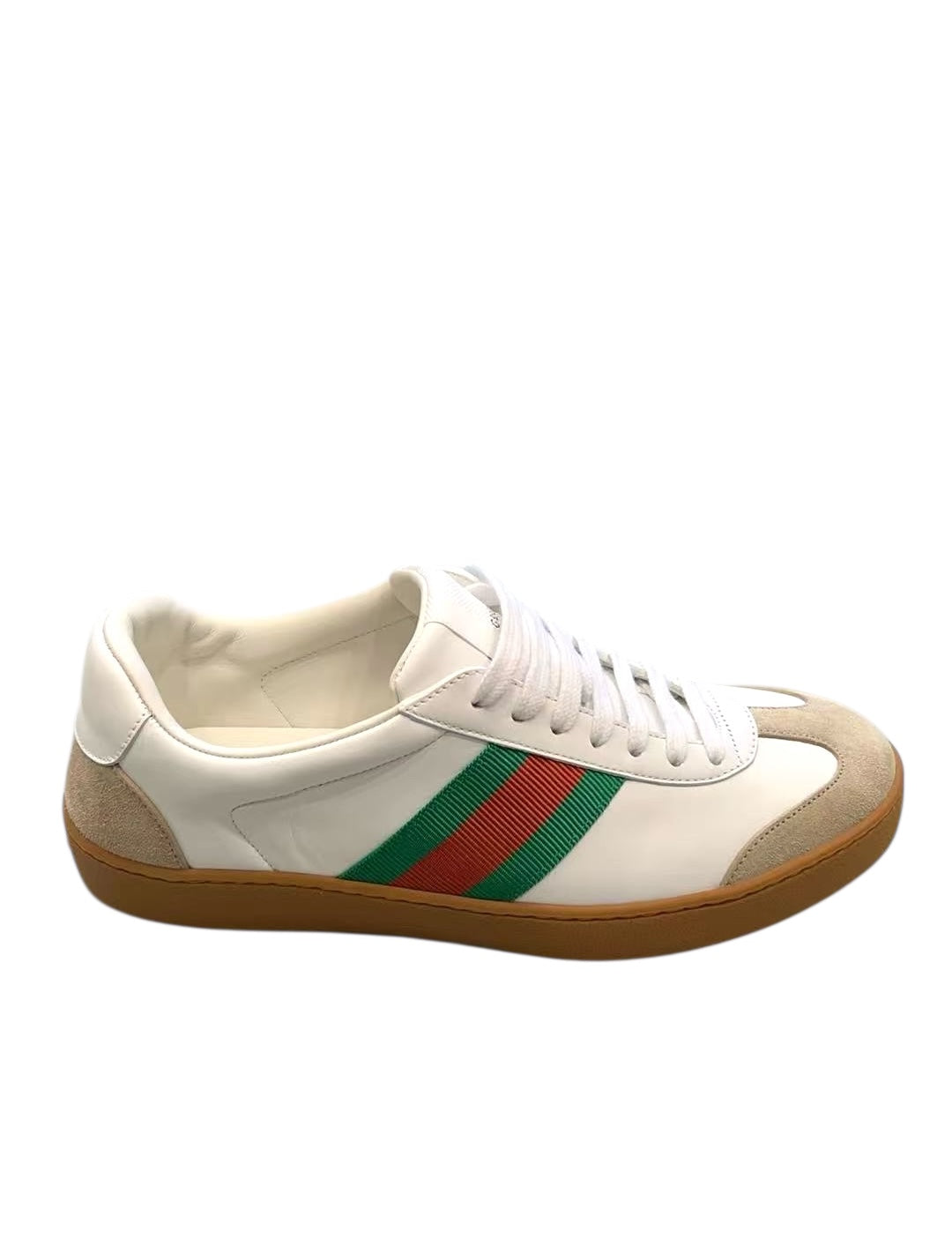 Gucci Web Leather Sneakers