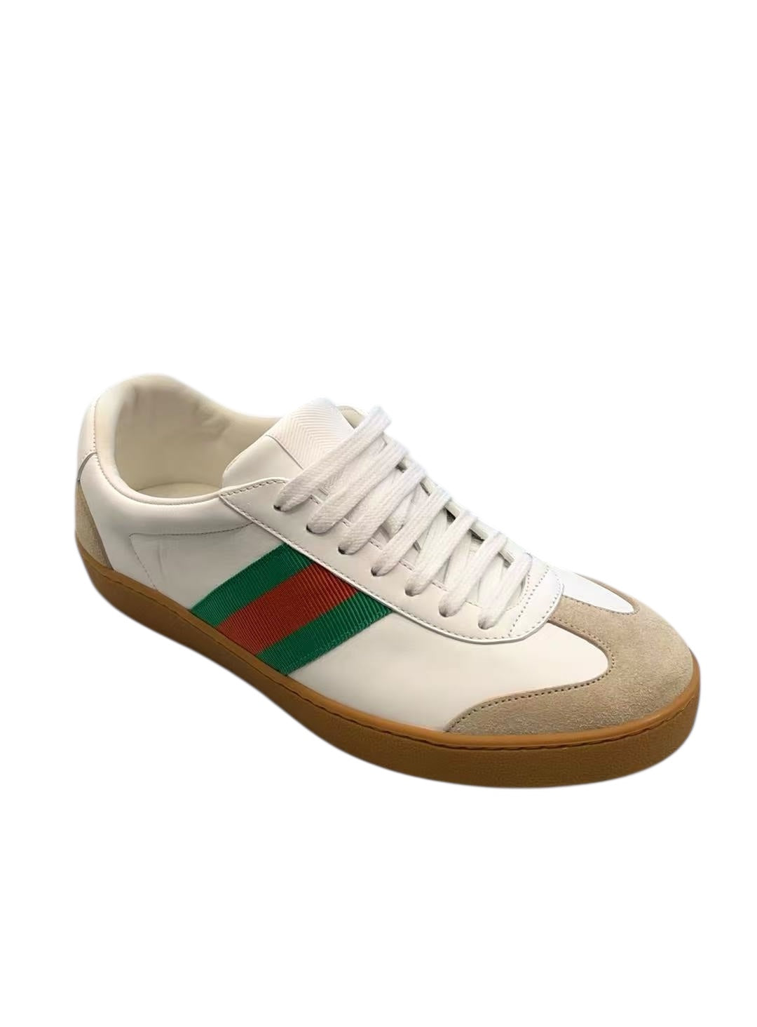 Gucci Web Leather Sneakers