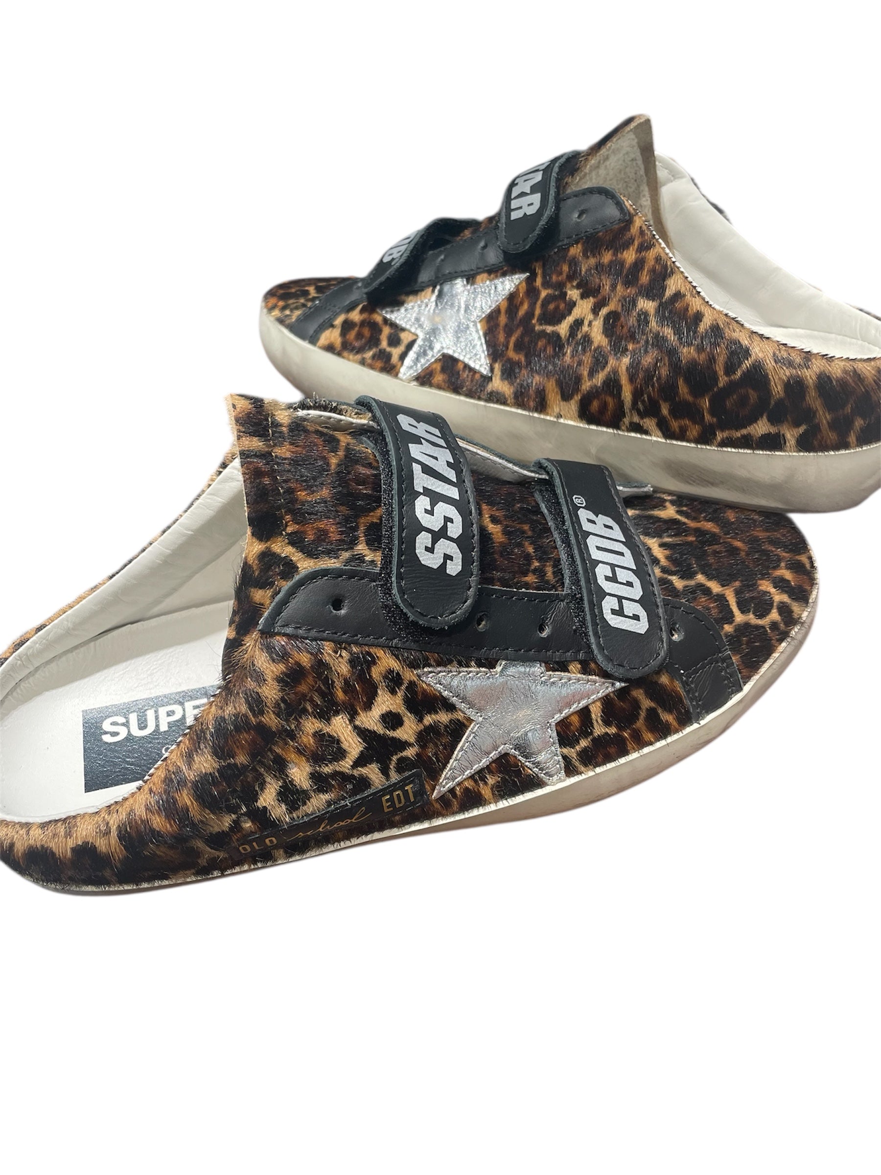 Golden Goose Super Star Sabot School Sneakers