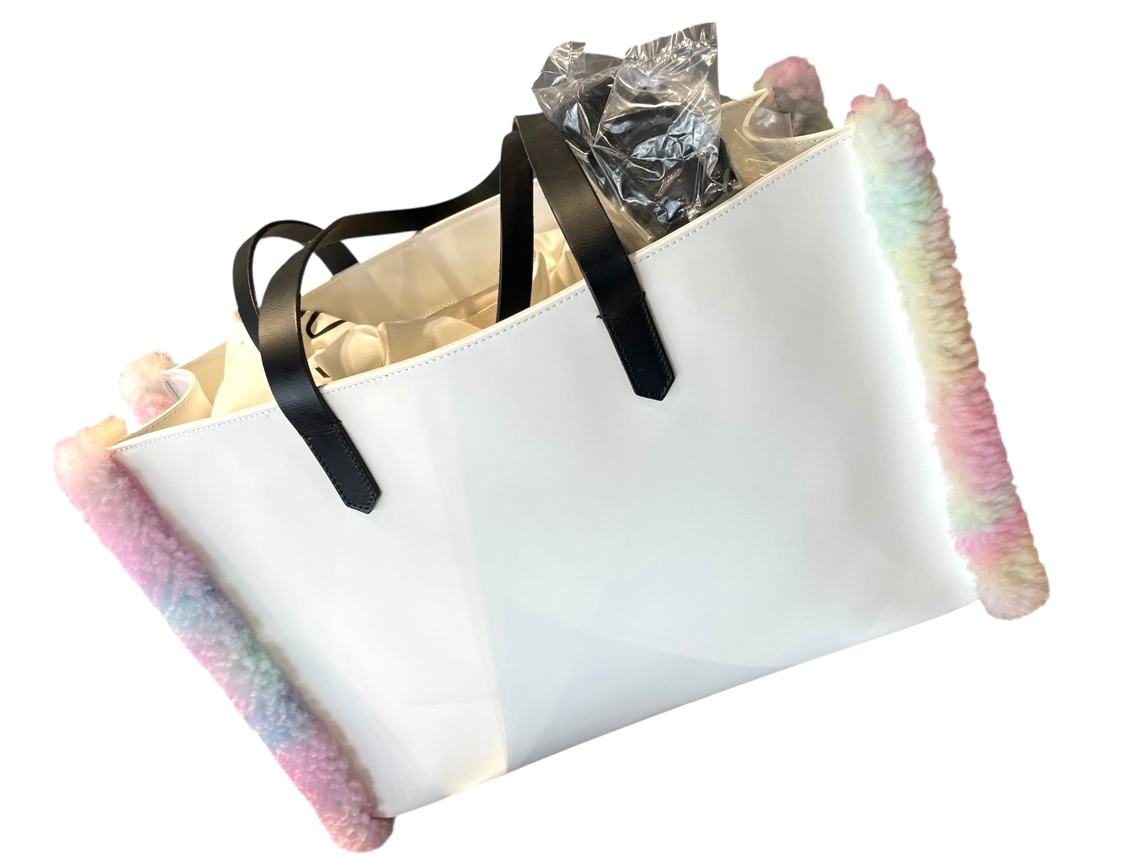 Golden Goose Rainbow Wood Tote