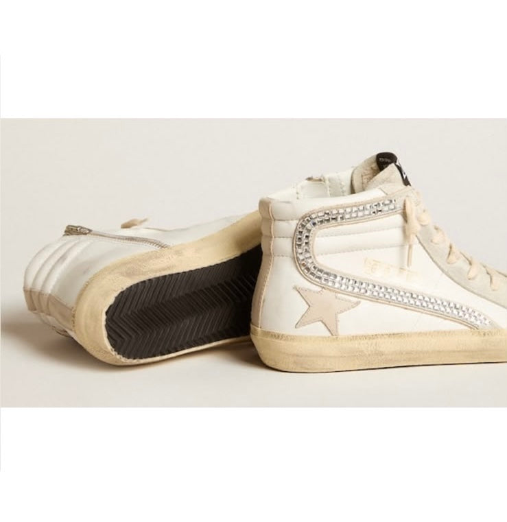 Golden Goose Slide Crystals Sneakers