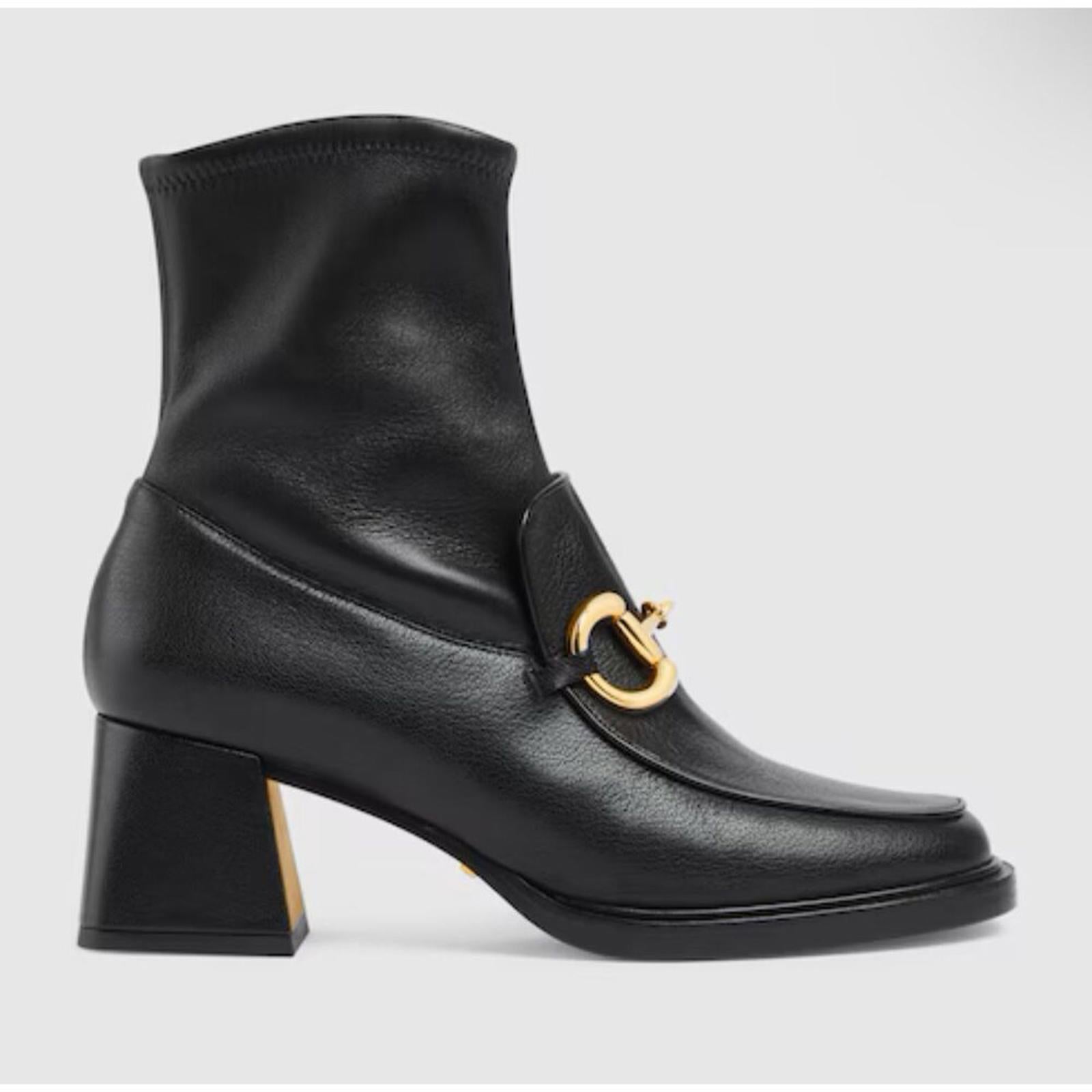 Gucci Horsebit Leather Boots