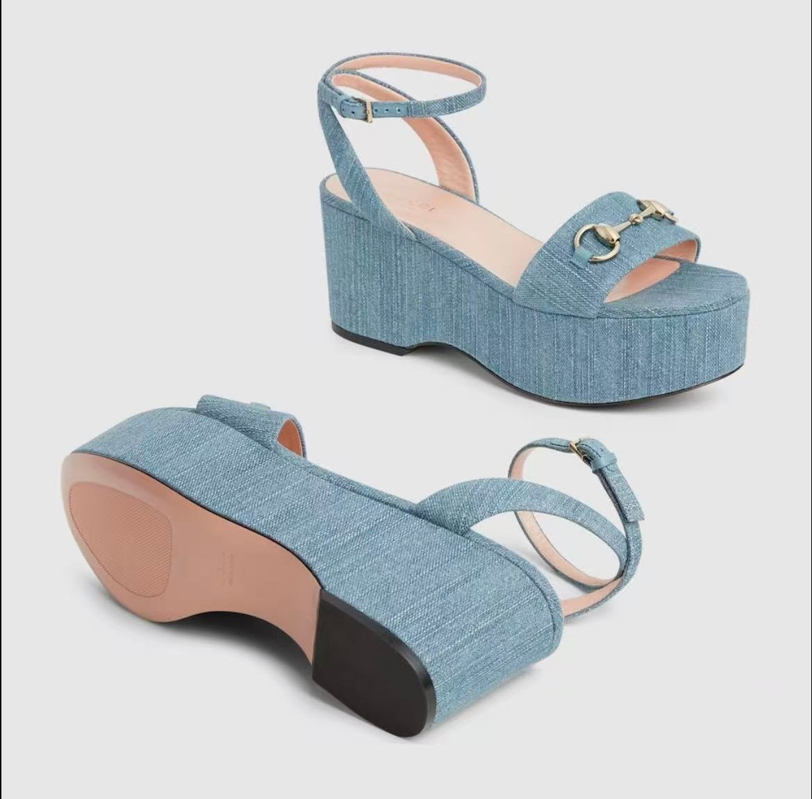 Gucci Horsebit platform Sandals