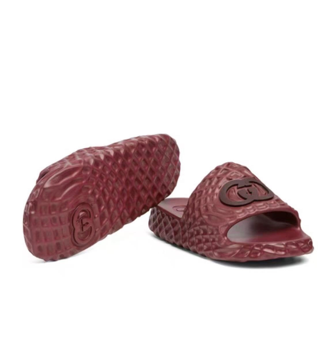 Gucci Interlocking G Rubber Slides
