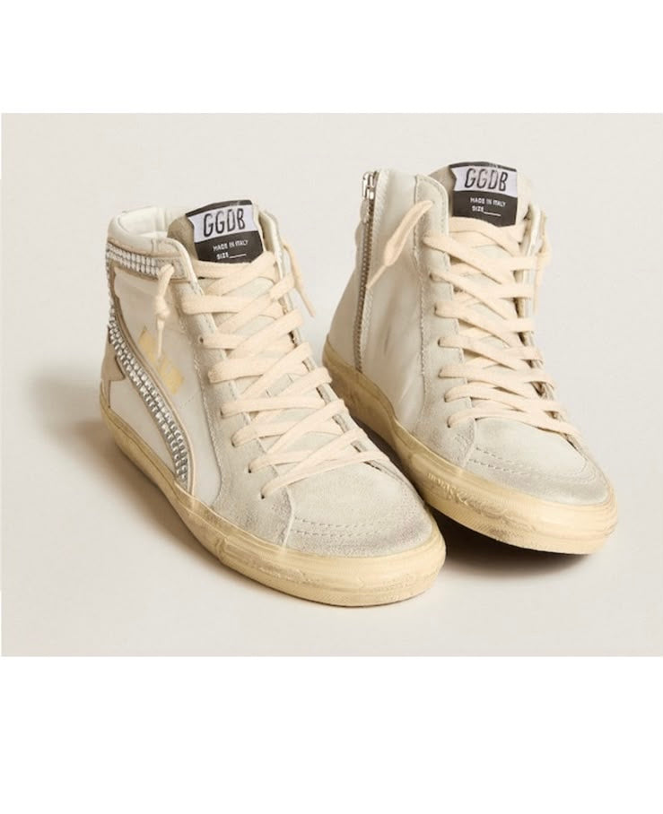 Golden Goose Slide Crystals Sneakers