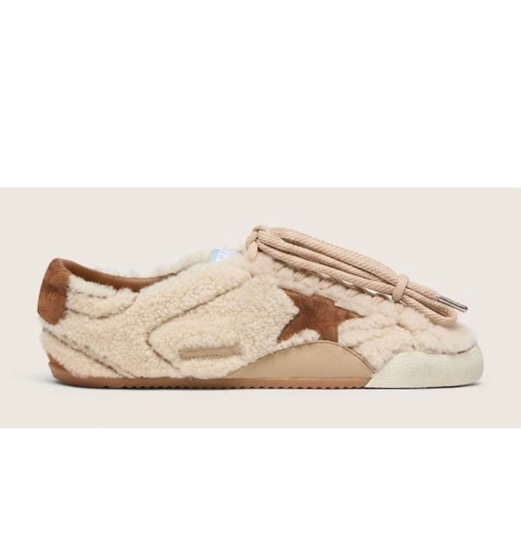 Golden Goose True Star Shearling Sneakers