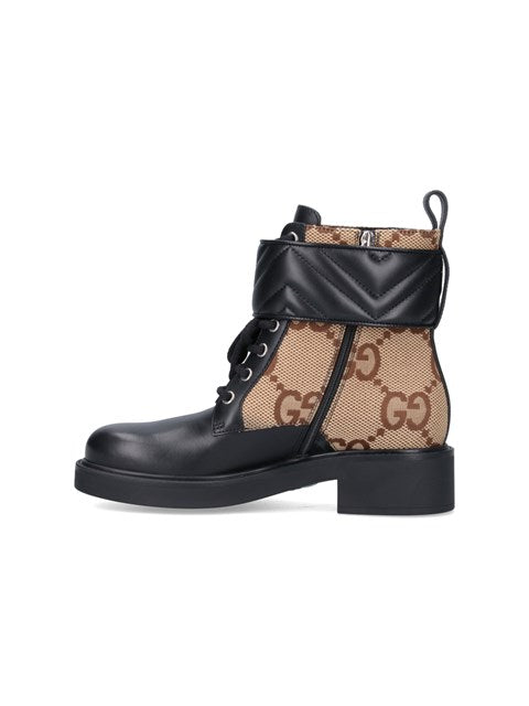 Gucci GG leather boots