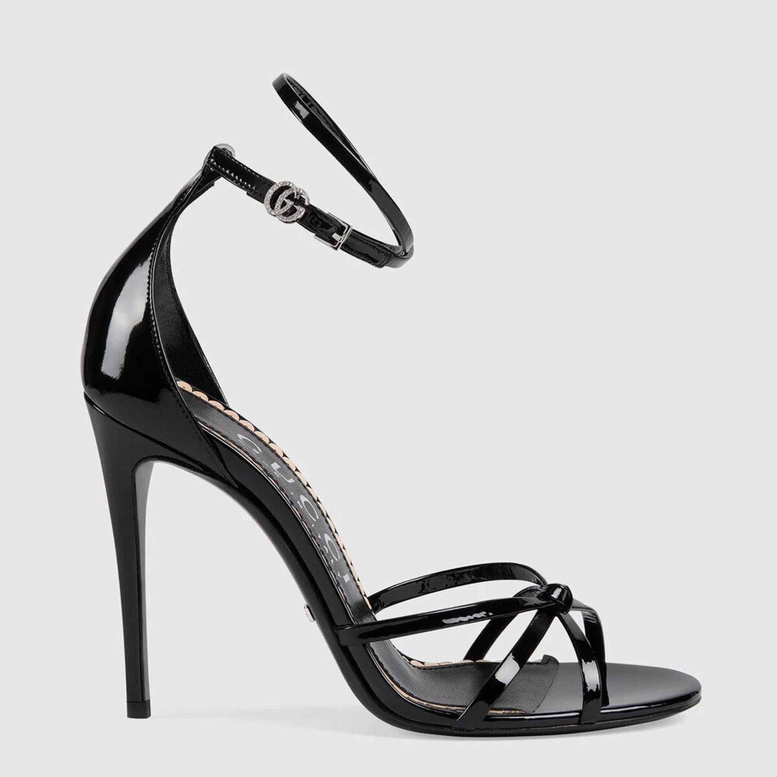Gucci Double G Strappy High Heel Sandals
