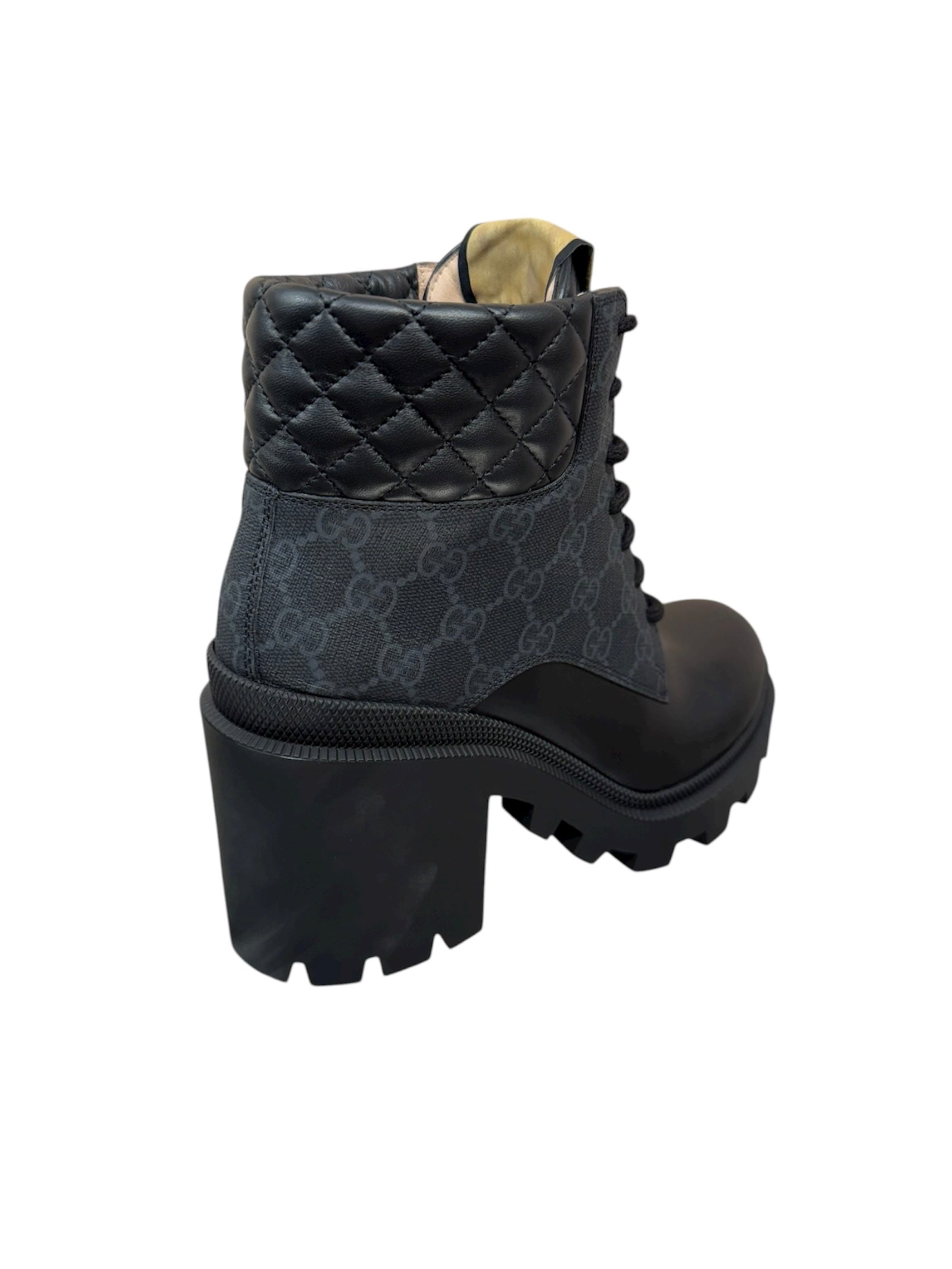 Gucci GG Leather Ankle Boots