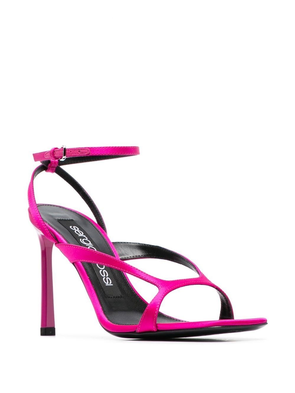 SERGIO ROSSI PINK LEATHER SANDAL