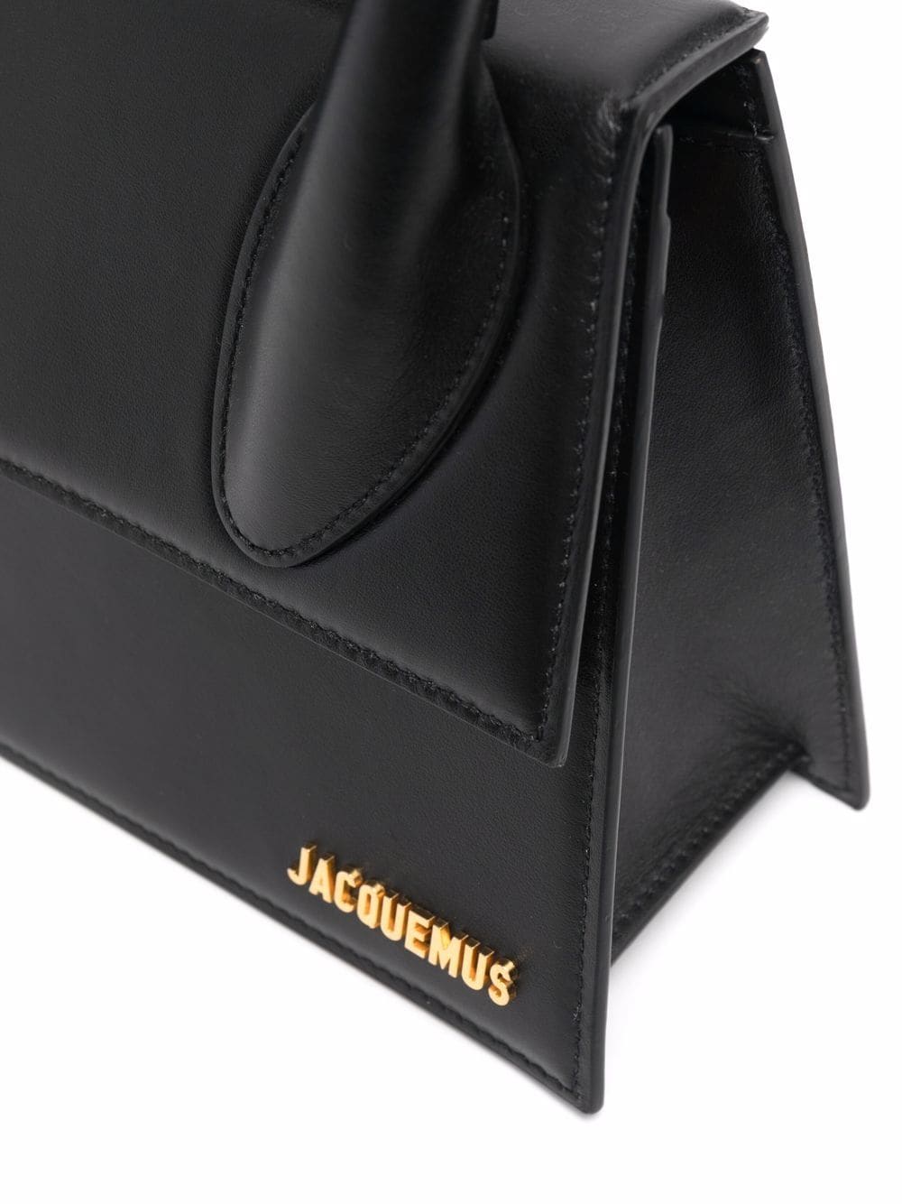 JACQUEMUS BLACK GRAND LEATHER BAG
