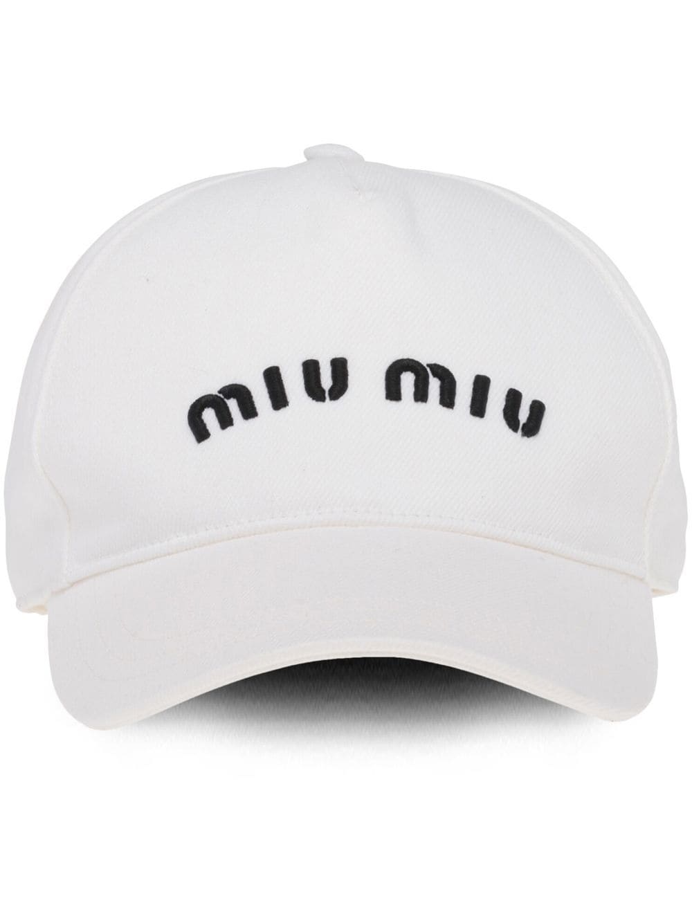 MIUMIU WHITE LOGO CAP