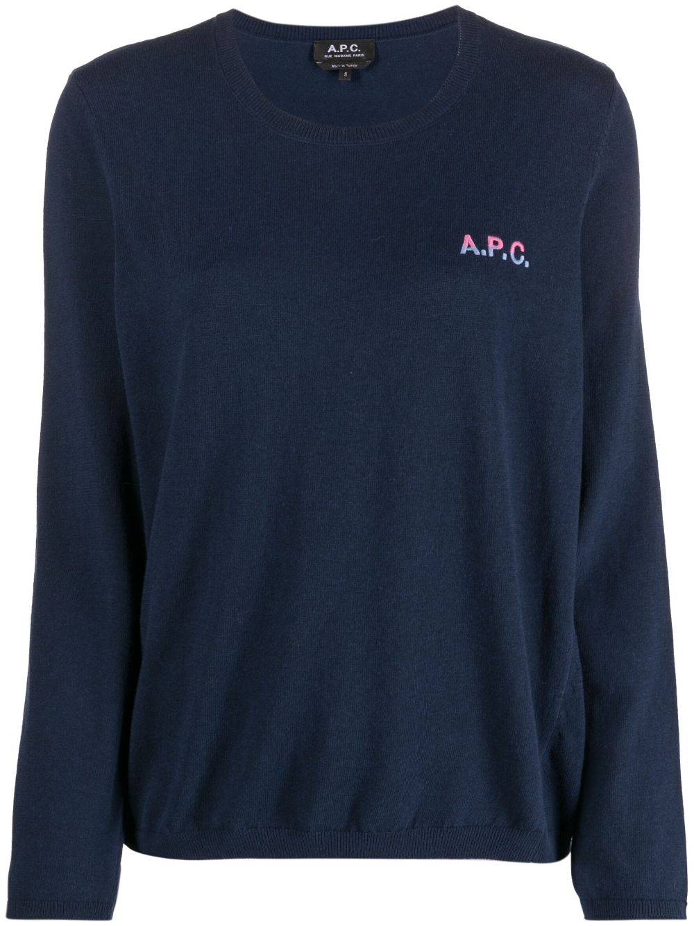 A.P.C. BLUE PULLOVER