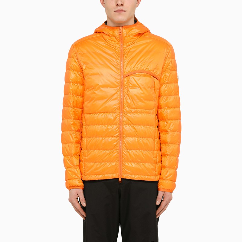 Moncler Regular orange down jacket