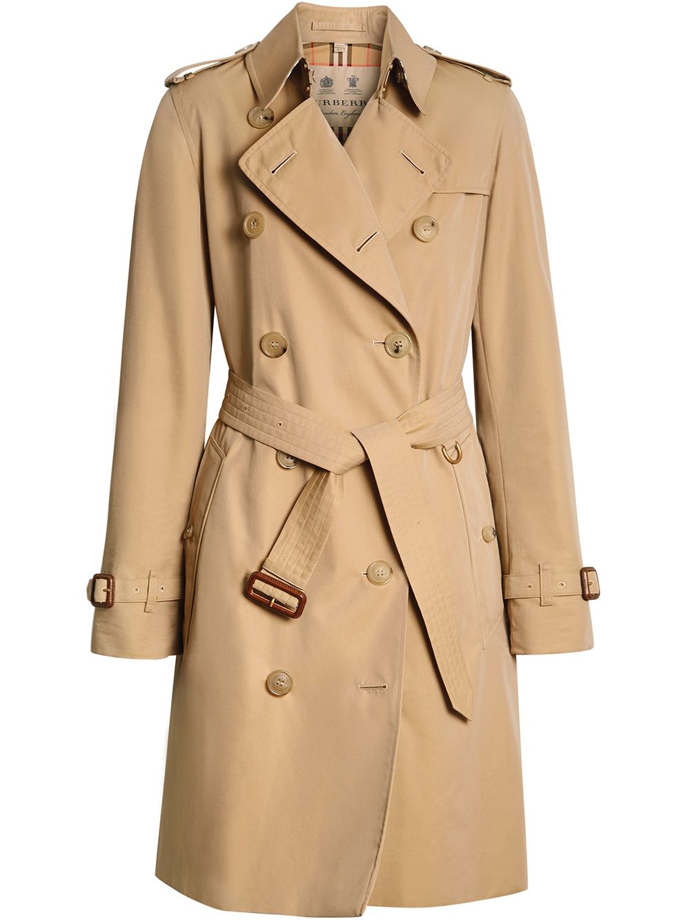 BURBERRY LONDON ENGLAND TRENCH CHECK COAT
